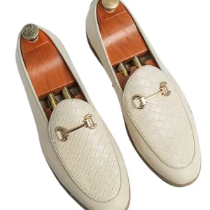 Mocasines elegantes de piel para hombre