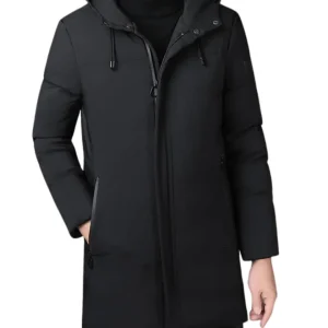 Chaqueta larga y elegante para hombre