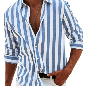Camisa elegante a rayas