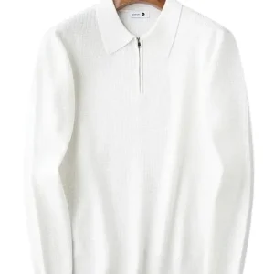 Jersey elegante con cremallera para hombre