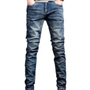Vaqueros de denim de corte ajustado