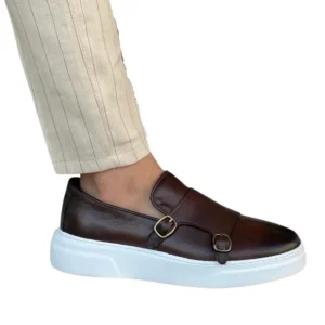 Mocasines de piel sin cordones