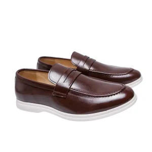 Mocasines de piel elegantes y formales para la oficina