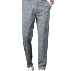 Pantalones elásticos a cuadros