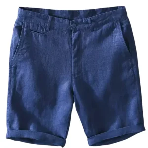 Pantalones cortos elegantes de lino