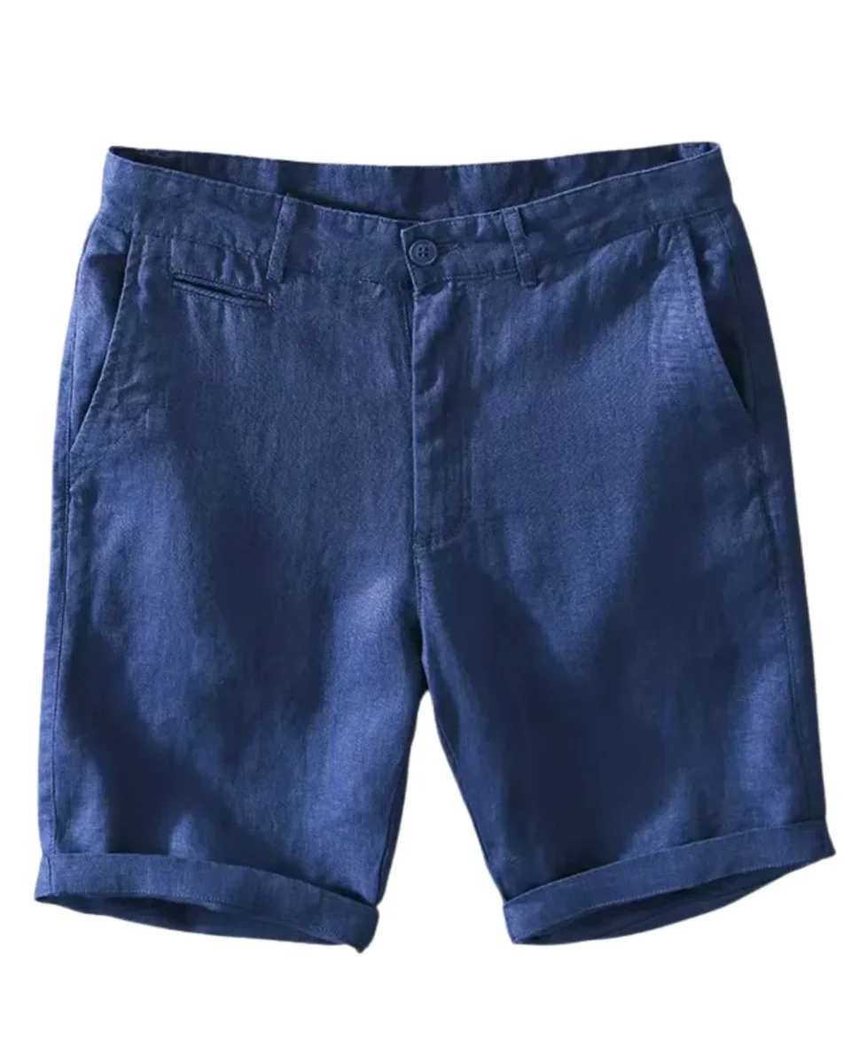 Pantalones cortos elegantes de lino