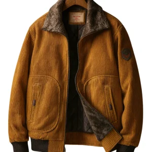 Elegante chaqueta de aviador