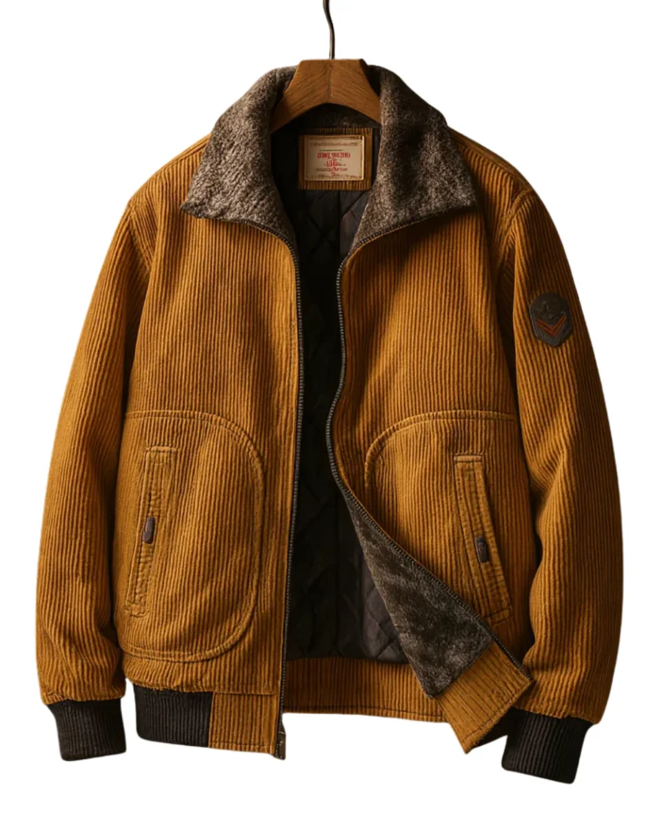 Elegante chaqueta de aviador