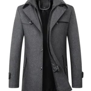 Chaqueta de invierno elegante de lana