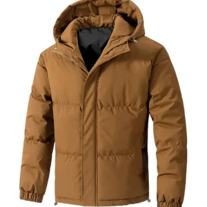 Chaqueta parka elegante con capucha