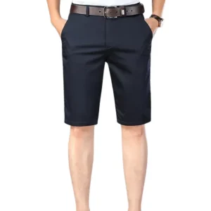 Pantalones cortos de algodón informales para hombre