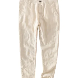 Pantalones de lino de alta calidad
