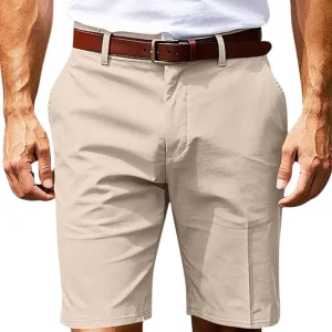 Pantalones cortos elegantes de algodón chino