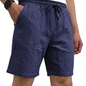 Pantalones cortos elegantes de lino