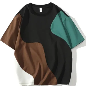 Camiseta informal con parches