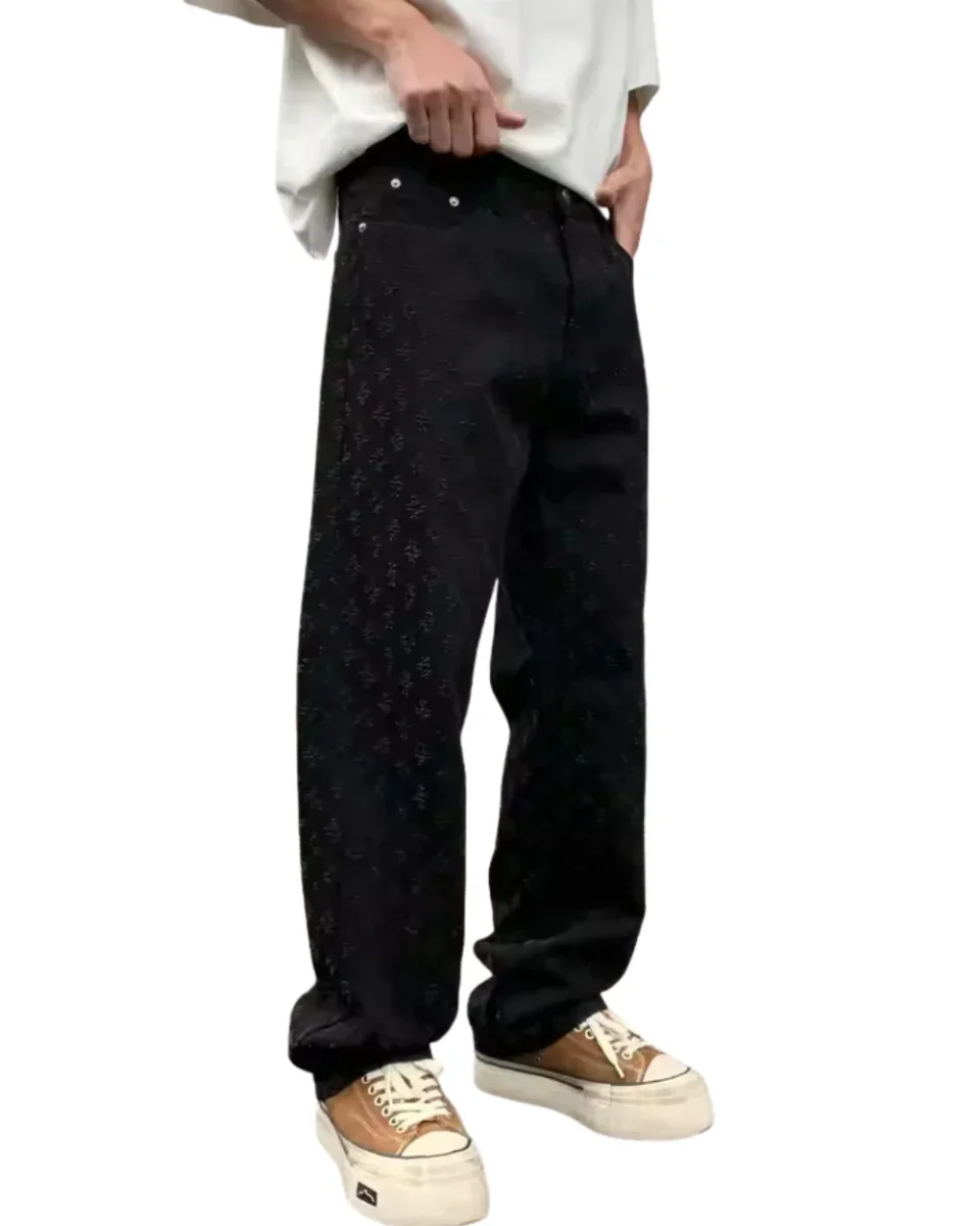 Vaqueros de denim jacquard