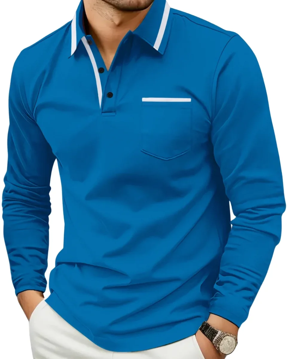 Jersey tipo polo informal