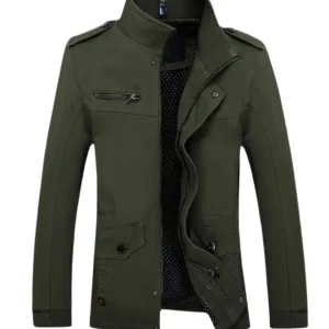 Chaqueta elegante de algodón