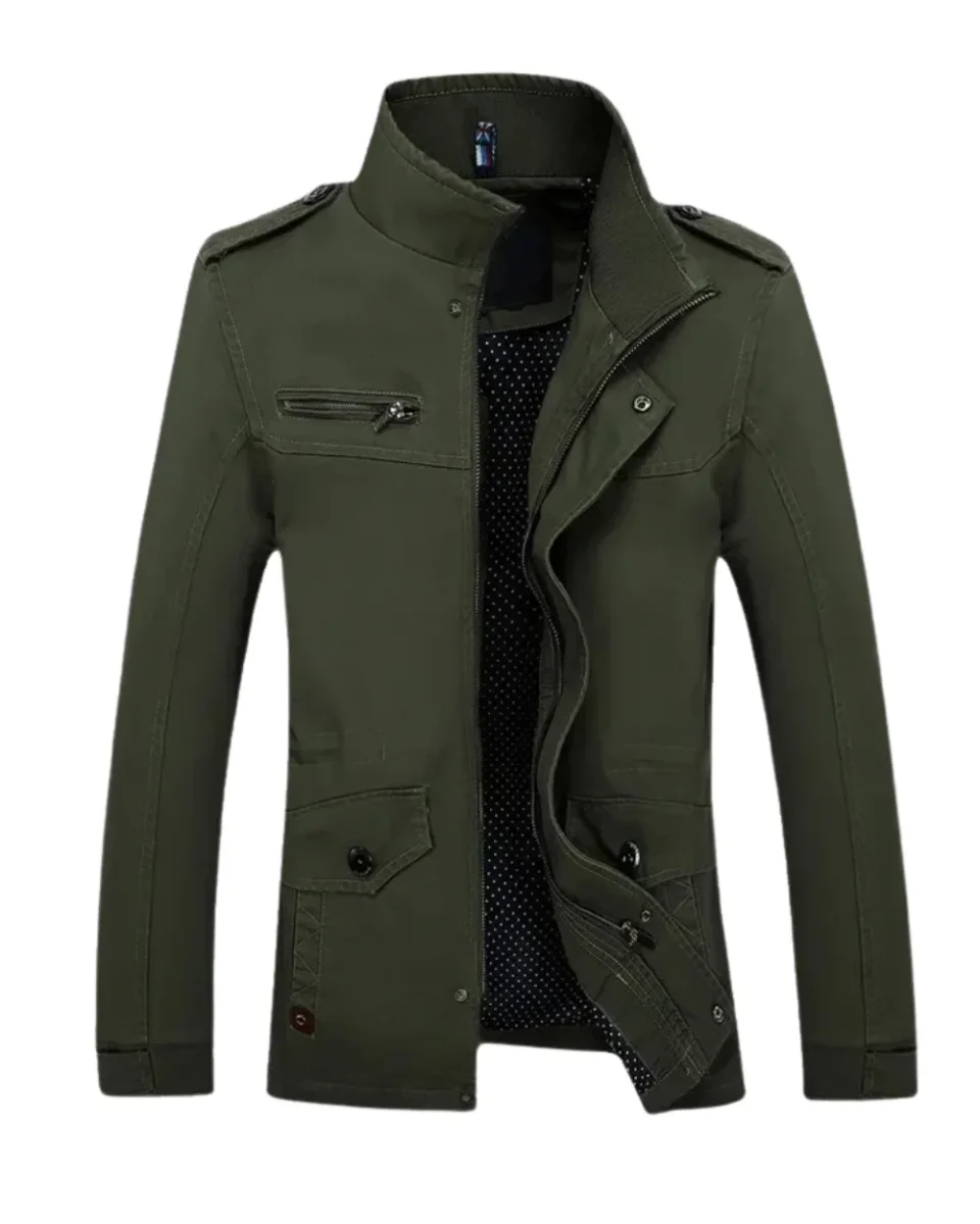Chaqueta elegante de algodón