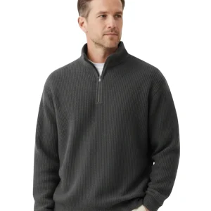 Elegante jersey de punto con cremallera