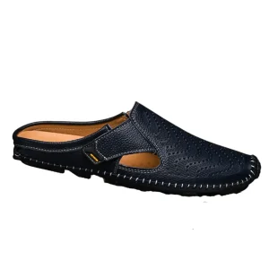 Sandalias de piel italiana transpirables