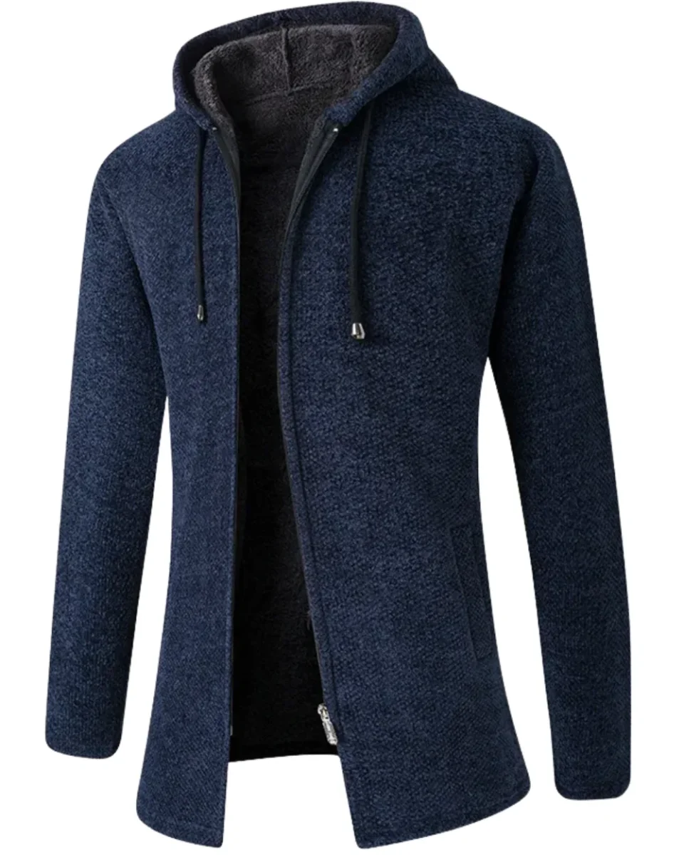 Chaqueta elegante con capucha para hombre - Imagen 2