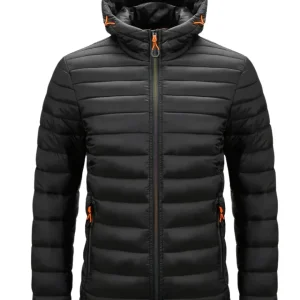 Chaqueta elegante con capucha