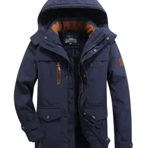 Elegante chaqueta de invierno acolchada