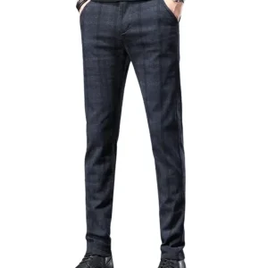 Pantalones informales a cuadros