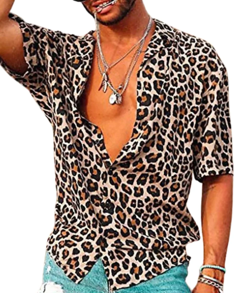Camisa con estampado de leopardo - Imagen 2