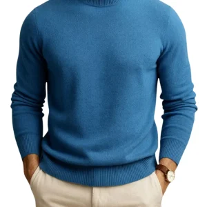 Jersey de cuello alto elegante para hombre