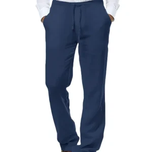 Pantalones de verano de algodón y lino
