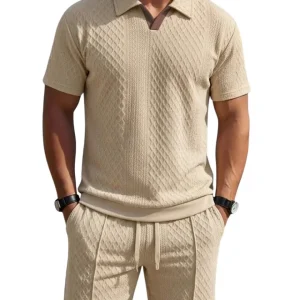 Elegante conjunto de polo