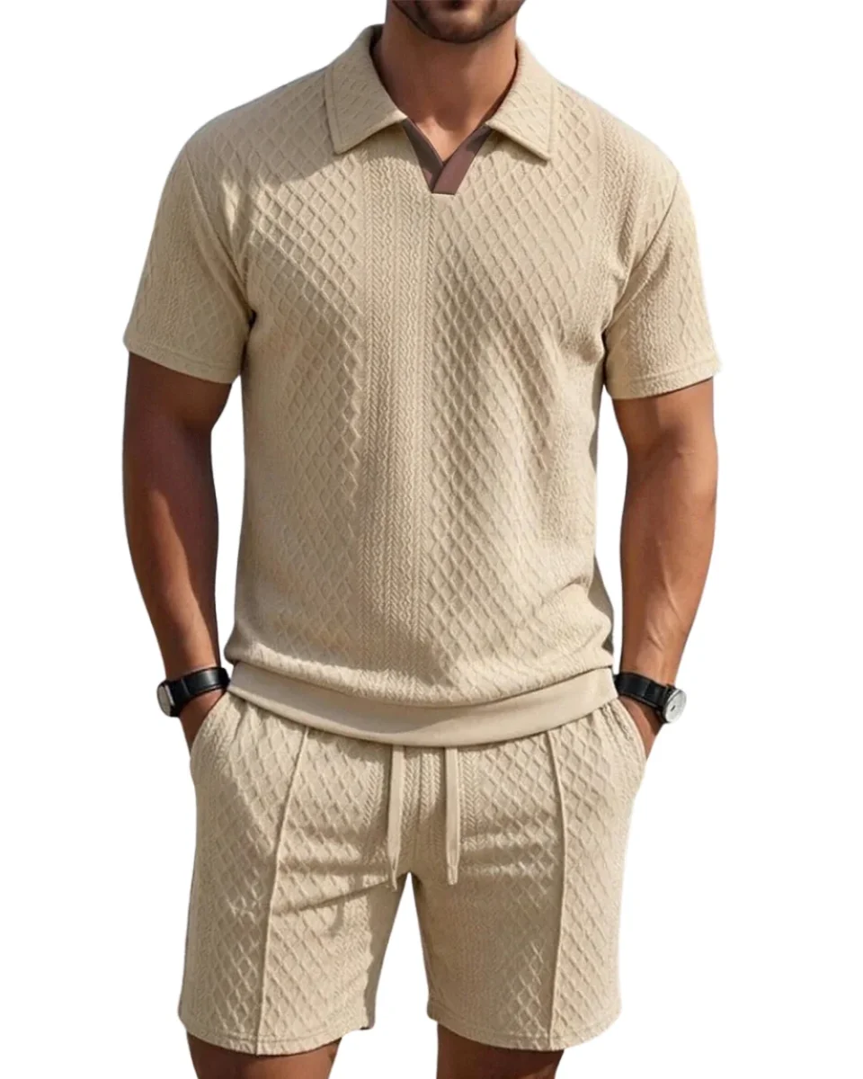 Elegante conjunto de polo