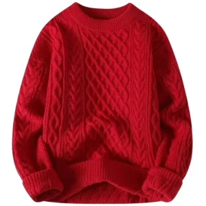 Jersey de punto trenzado