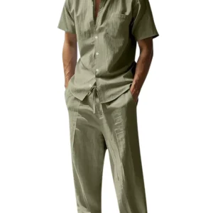 Conjunto informal de lino