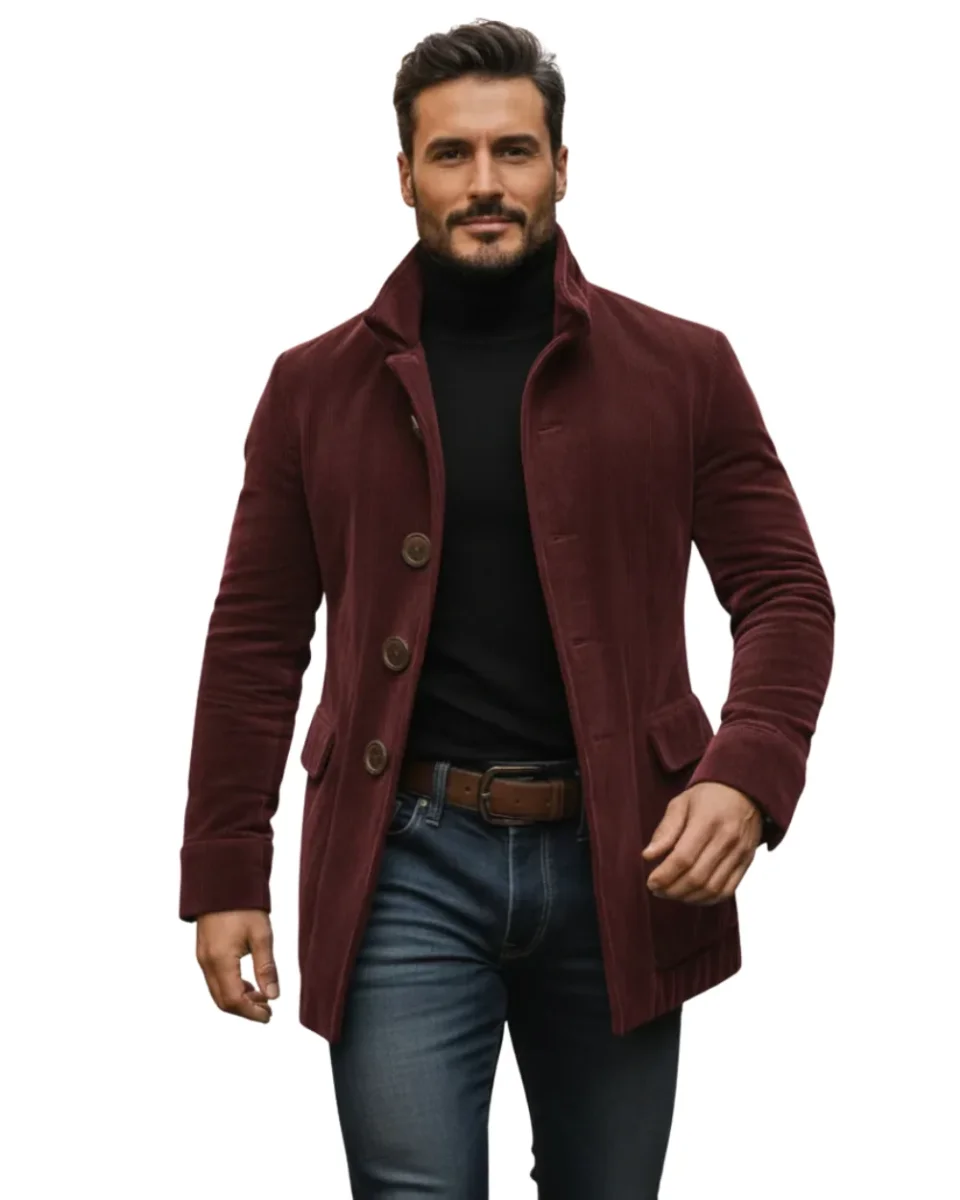 Elegante chaqueta de pana - Imagen 2