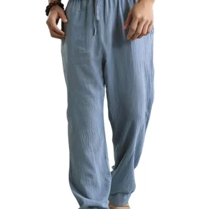 Pantalones de lino transpirables