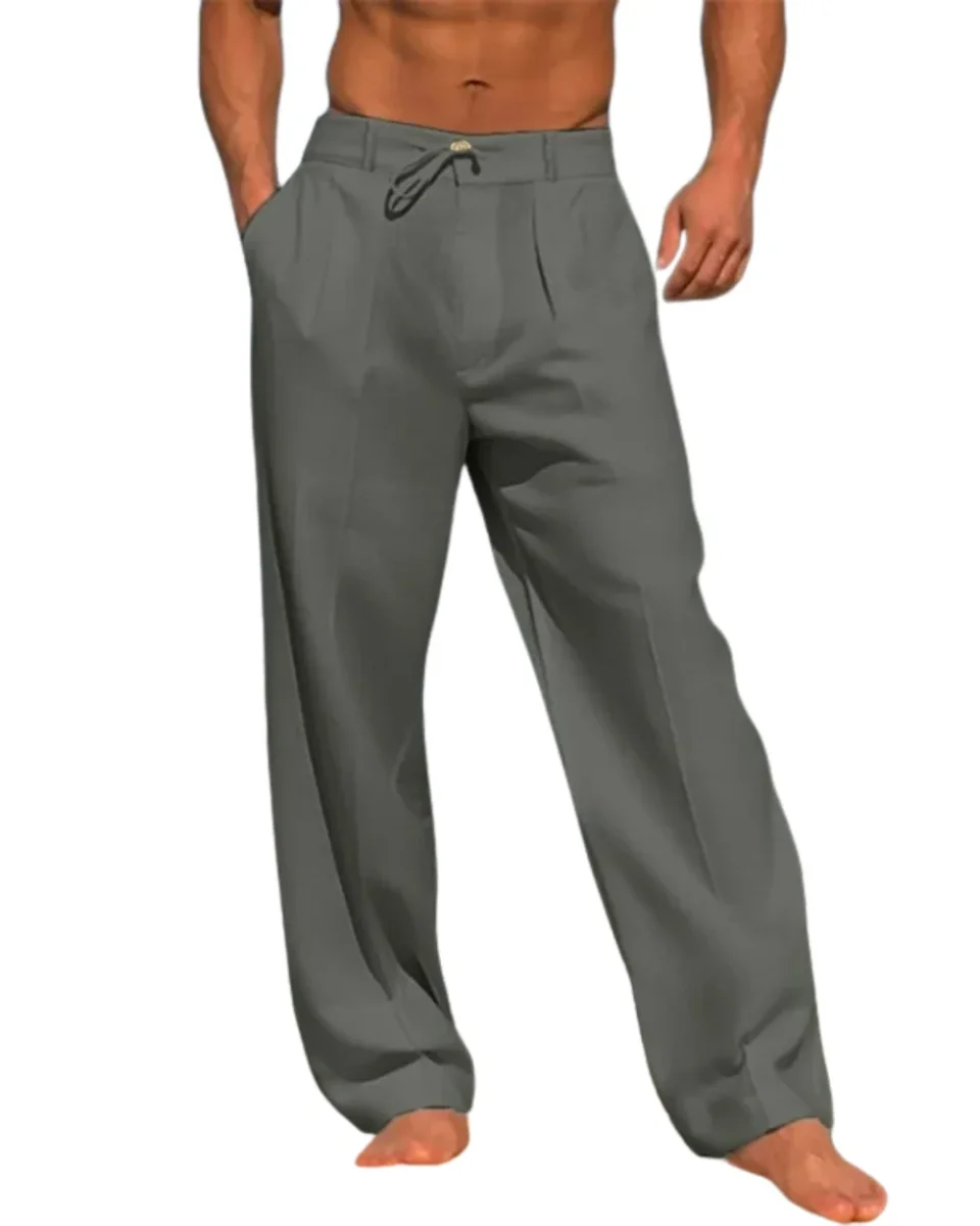Pantalones elegantes de algodón - Imagen 2