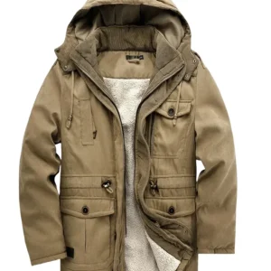 Elegante chaqueta acolchada para exterior