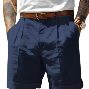 Pantalones cortos informales de algodón