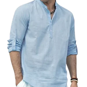 Camisa Henley informal