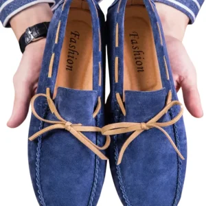 Mocasines de ante suave