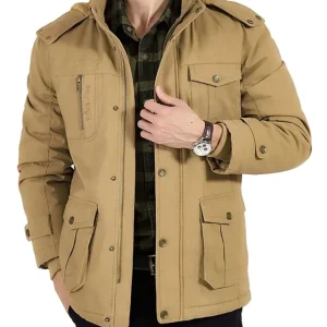 Elegante chaqueta bomber acolchada
