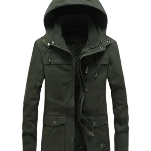 Chaqueta de invierno elegante y cortavientos