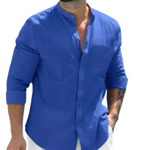 Camisa informal de lino