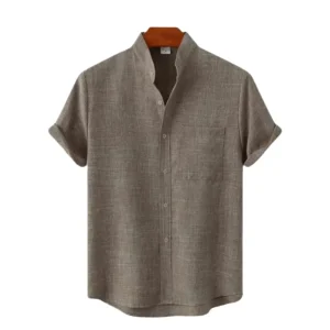 Camisa de lino de manga corta «Venice»