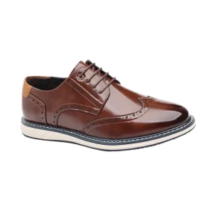 Elegantes zapatos Oxford de piel