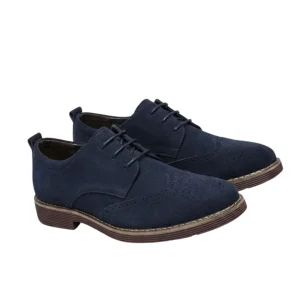 Elegantes zapatos derby de ante