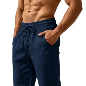 Pantalones cortos informales de lino